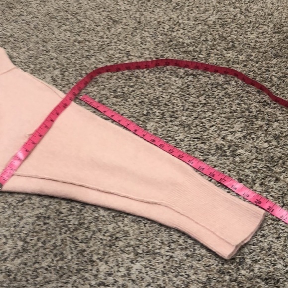 Free People Afterglow Sweater Size Large Blush Pink Mock Neck Pullover - Picture 11 of 11